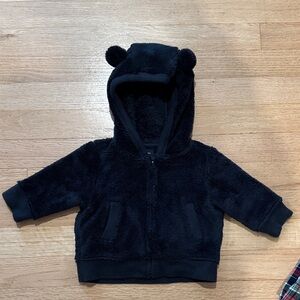 GAP Black Fleece Bear Hoodie for Kids